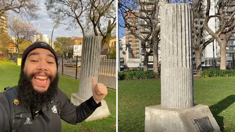 “nadie-le-da-bola”:-un-tiktoker-mostro-la-reliquia-mas-antigua-y-desconocida-de-buenos-aires