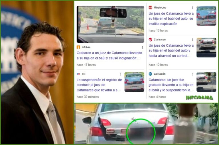 Escándalo: qué dijeron los medios nacionales sobre el juez que llevaba a su hija en el baúl