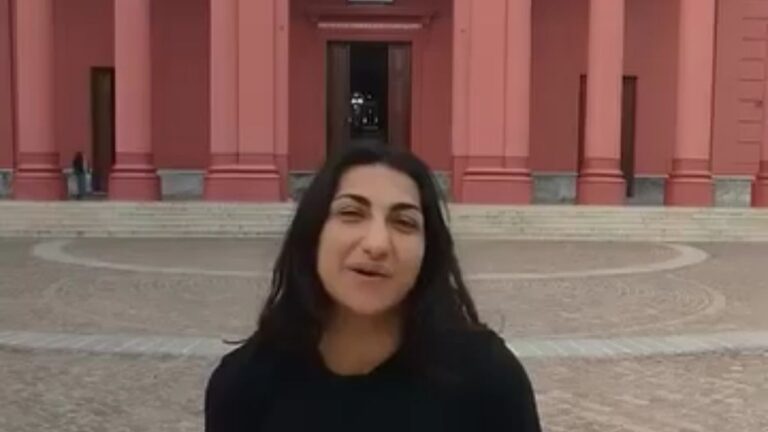 «Capricho» Romero con la Virgen del Valle