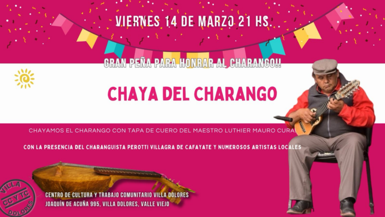 El gran charanguista cafayateño Oscar Erick Perotti Villagra en Catamarca