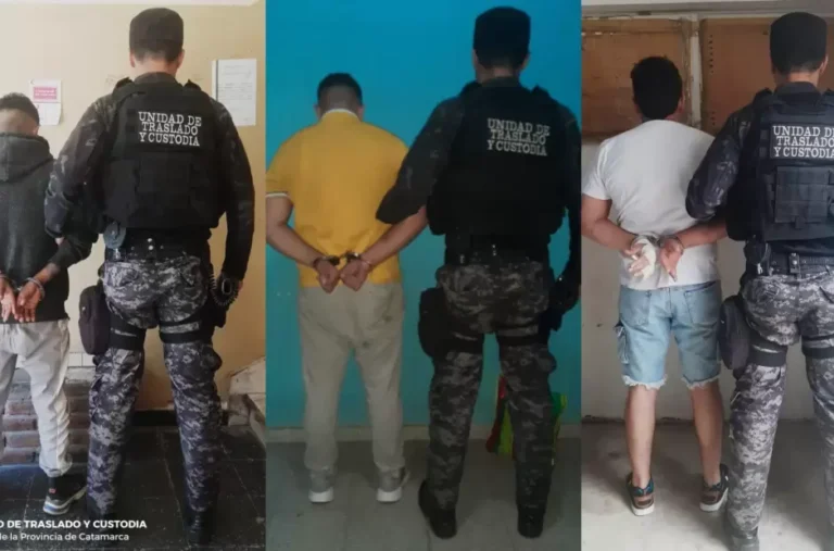 Tres detenidos fueron trasladados al Penal de Miraflores