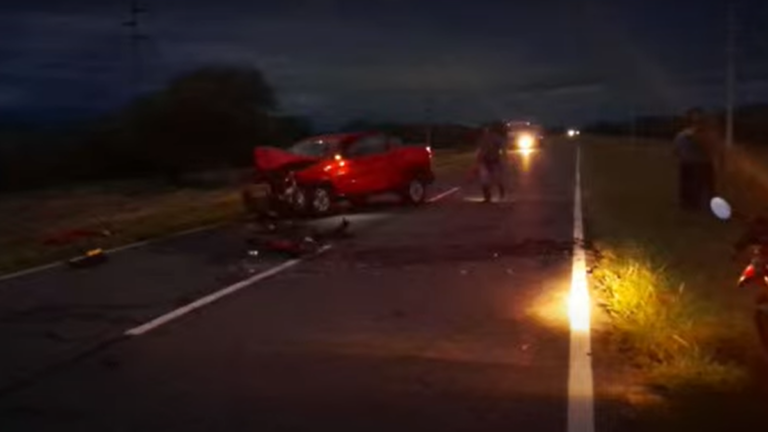 Grave vuelco un la ruta 33