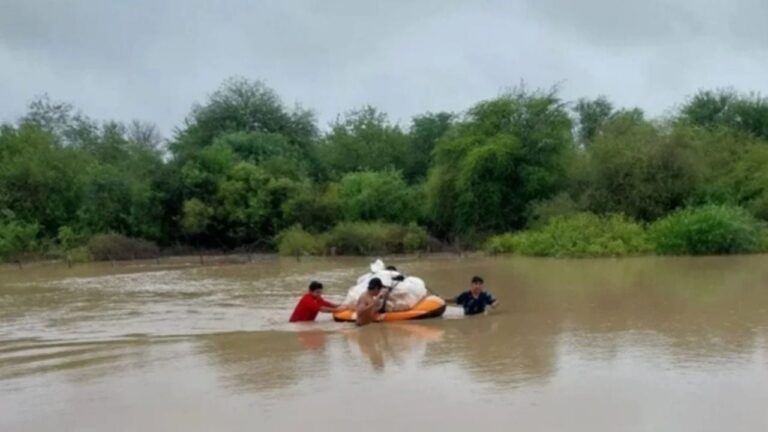 Creció el Río pilcomayo y hay 300 familias aisladas en Salta: el pico maximo será este domingo