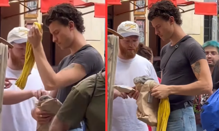 Shawn Mendes llegó a la Argentina y se viralizó un video comprando en San Telmo