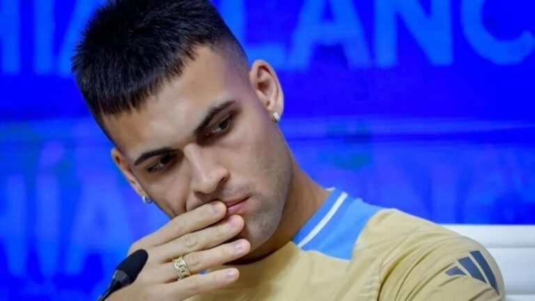 Lautaro Martínez es baja para la doble fecha
