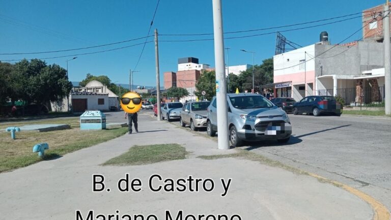 «Autos en venta estacionados en un lugar prohibido»