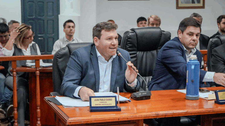 Dusso asumió la presidencia del bloque oficialista en el Concejo Deliberante
