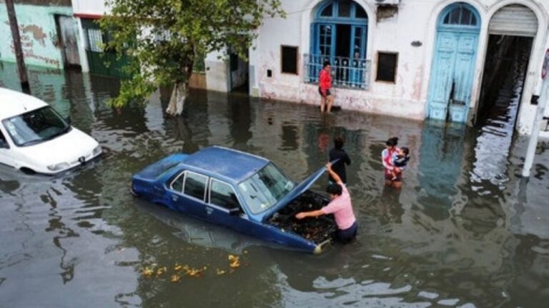 Las lluvias causaron inundaciones en diversas zonas del AMBA y varias provincias