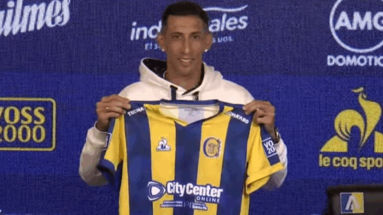 Emotiva presentación de Di María: «Lo que le falta a mi carrera es ser campeón en Central»