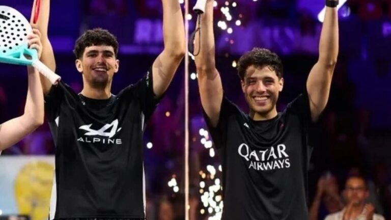 Tapia y Coello fueron campeones en Burdeos