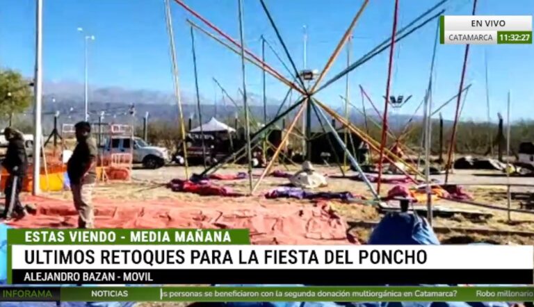 (Video) Últimos retoques antes del Poncho 2025: cuánto costarán los juegos y qué promociones habrá
