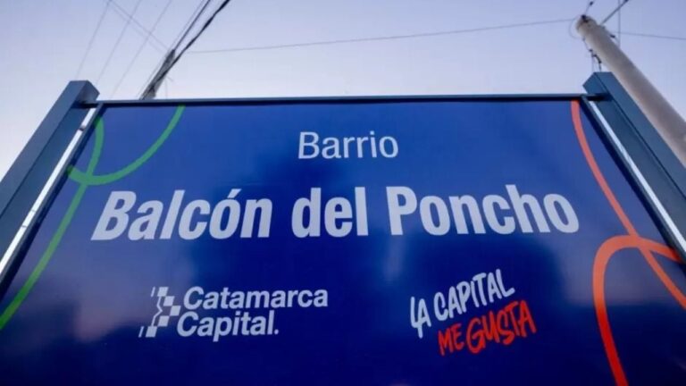 Hoy tiene vida este nuevo barrio: Saadi inauguró obras en el Balcón del Poncho