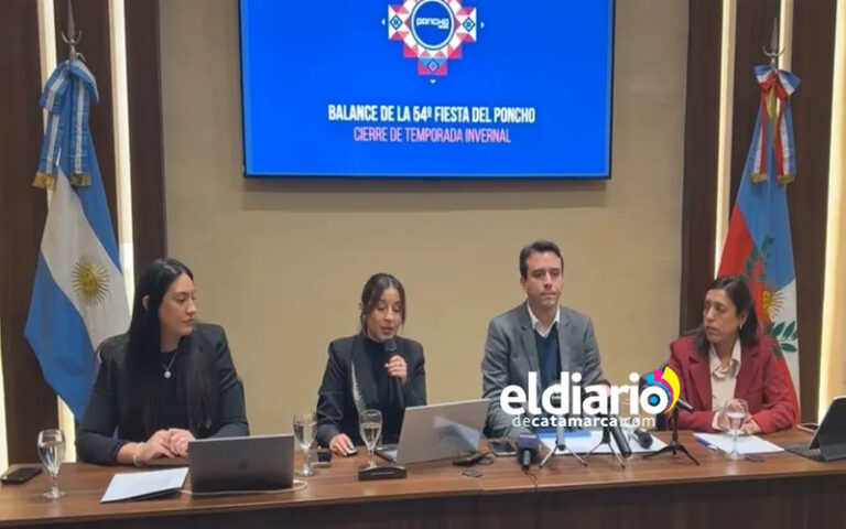 El gobierno destacó el impacto económico de la Fiesta del Poncho 2025