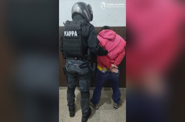 Intentó agredir a su padre de 71 años y fue aprehendido