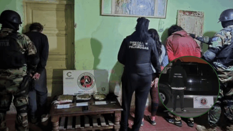 Allanamiento en Valle Viejo: tres detenidos y un cargamento de marihuana