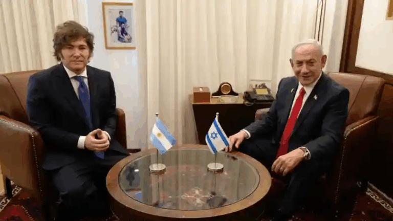 Milei invita al primer ministro de Israel a la Argentina para declararlo «residente de honor»
