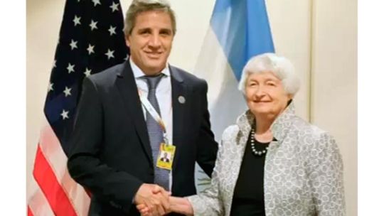 Luis Caputo habló de enorme admiración por el Gobierno y de un inmenso interés de los inversores