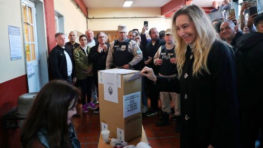 Karina Milei votó y se negó a declarar ante la prensa: «No hablo»