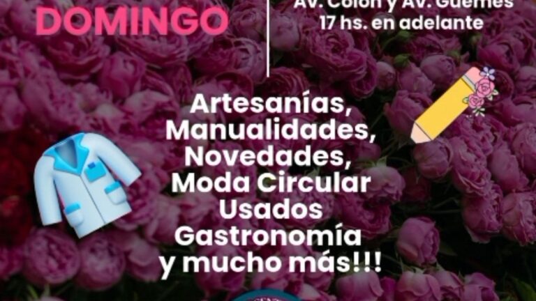 Feria del Nodo de Docentes Emprendedores en la Plaza Raúl Alfonsín