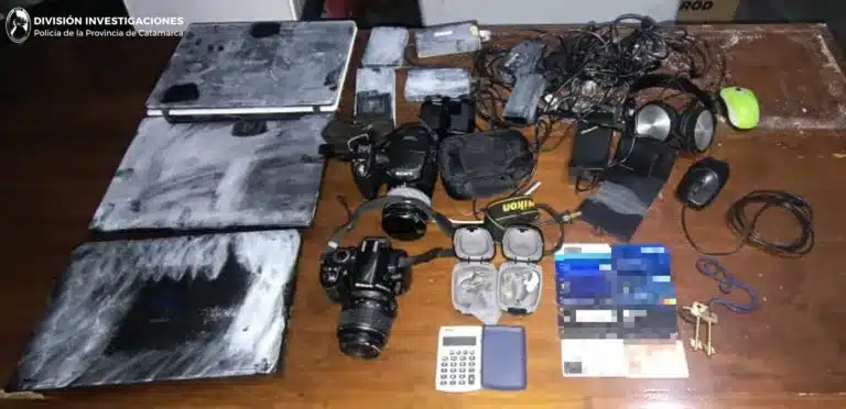 Impactante operativo policial en Catamarca: recuperan valiosos objetos robados y detienen al sospechoso