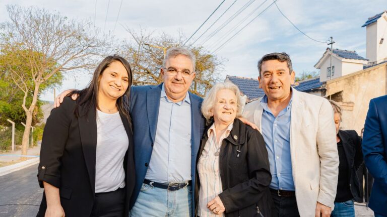 Se pavimentaron accesos claves en Fray Mamerto Esquiú
