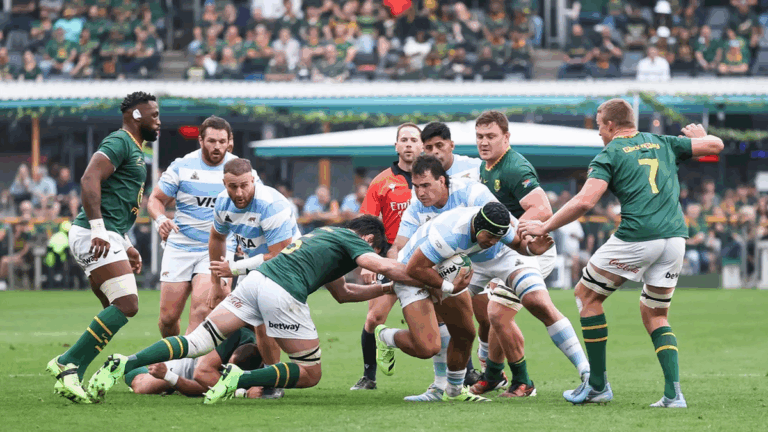Los Pumas cayeron ante Sudáfrica, que se coronó bicampeón del Rugby Championship