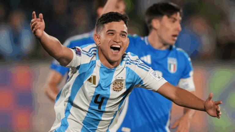 Argentina le ganó 1-0 a Italia y se aseguró el primer lugar en el grupo del Mundial Sub 20