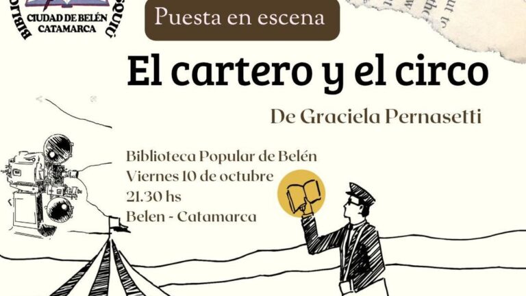 Presentan el libro «El cartero y el circo» de Graciela Pernasetti