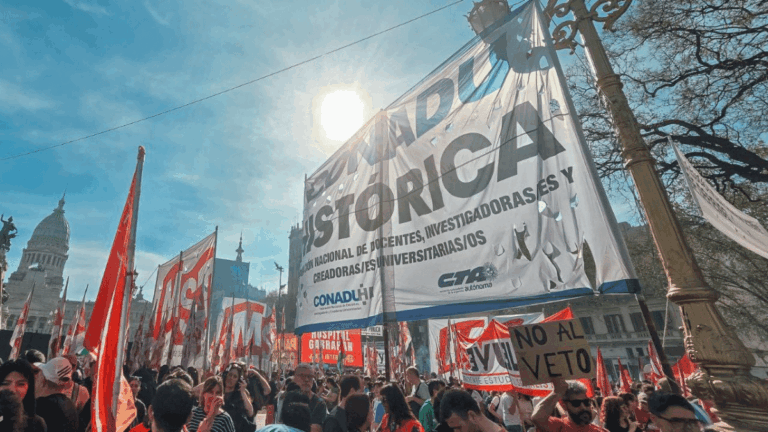 Universidades en alerta: CONADU Histórica presentó un amparo para restituir la Ley de Financiamiento