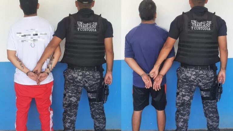 Tres detenidos fueron trasladados al Penal de Miraflores