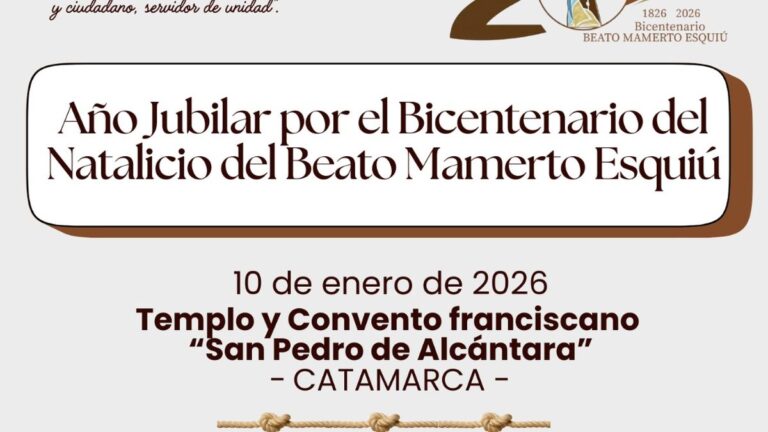 Actividades en el templo franciscano por el natalicio del Beato Esquiú