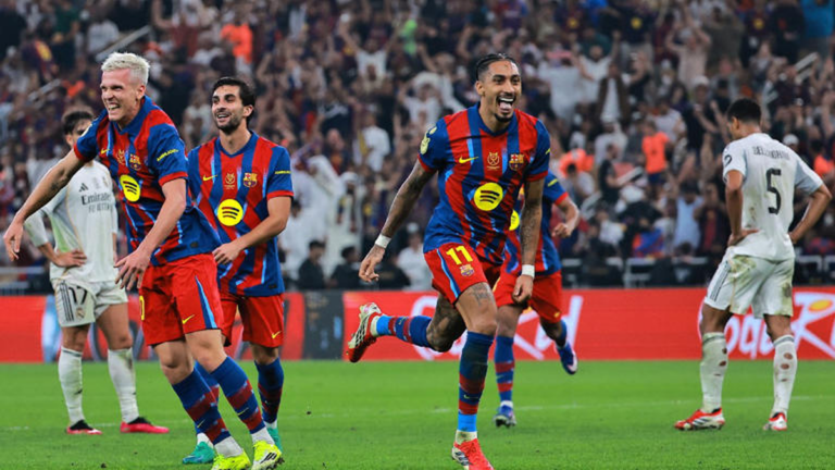 Barcelona venció al Real Madrid en la final y se quedó con la Supercopa de España