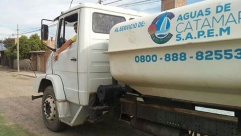 Corte de agua en varios barrios de la capital por reparaciones de Aguas de Catamarca