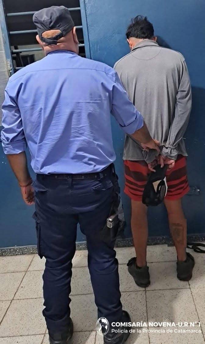Detienen a un hombre por violencia intrafamiliar en el barrio San Antonio Sur