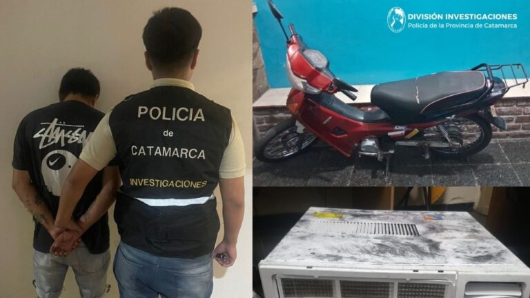 Recuperaron un aire acondicionado robado y detuvieron a un joven