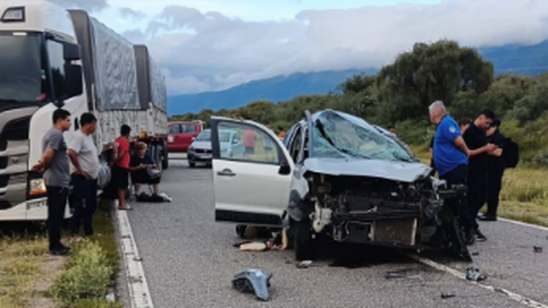 Grave accidente vial en La Bajada
