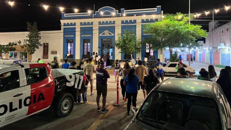 Tinogasta: vecinos protestaron tras la liberación de Cristian Sánchez