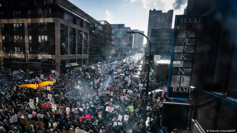 Convocante paro y protesta en Estados Unidos contra las redadas antinmigración