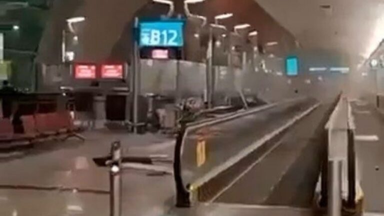Misiles impactaron en el aeropuerto internacional de Dubái y suspendieron todos los vuelos