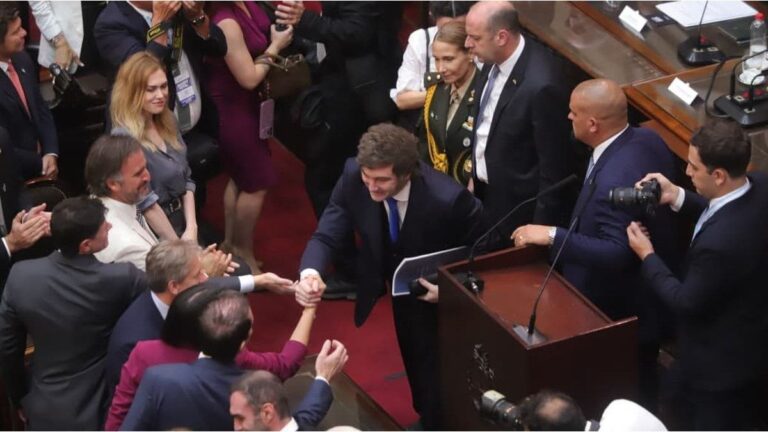 Apertura de las sesiones ordinarias: Javier Milei evitó mencionar la liberación de Nahuel Gallo en su discurso