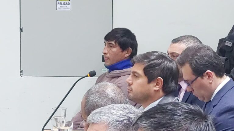 Sala de audiencias del juicio por jurados en Catamarca