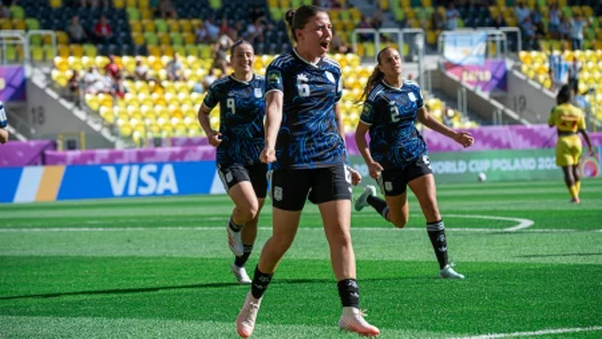 Argentina goleó 8-0 a Benín en el Mundial Sub 20 femenino